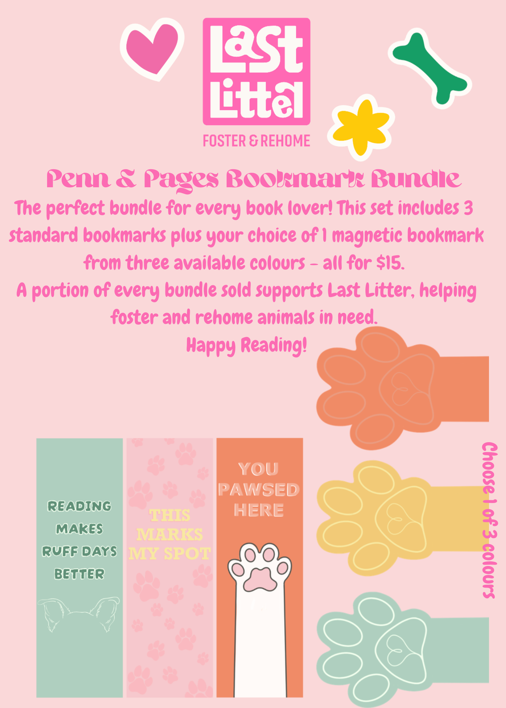 Last Litter Bookmark Bundle